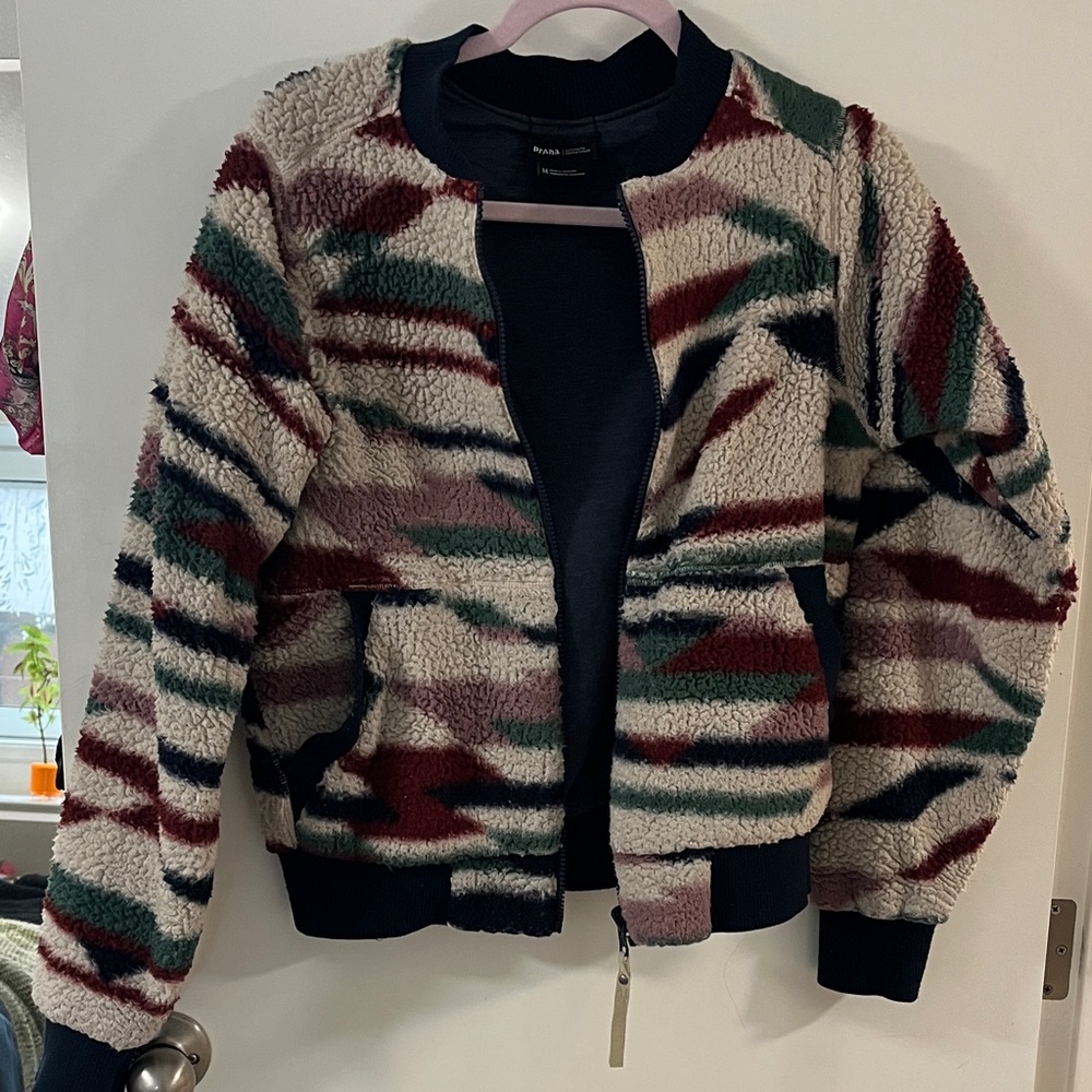 Prana Multicolor Teddy Jacket